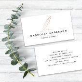 Notaris Public Signing Agent Roos Gold Foil Quill Visitekaartje