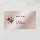 Notaris Public Texas Stamp Loan Signing Agent Visitekaartje (Achterkant)