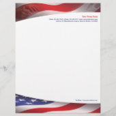 Notaris Public USA Letterhead Custom Briefhoofd (Voorkant)