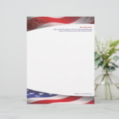 Notaris Public USA Letterhead Custom Briefhoofd (Staand voorkant)