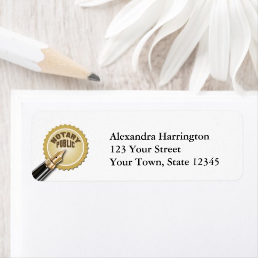 Notaris publiek etiket (Insitu)