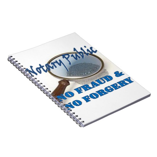 Notaris publiek geen fraude en vervalsing notitieboek (Rechterzijde)