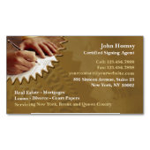 Notaris publiek magnetisch visitekaartje (Voorkant)