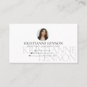 Notaris publiek/mobiele notaris - Moderne foto Visitekaartje (Voorkant)