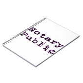 Notaris publiek notitieboek (Linkerzijde)