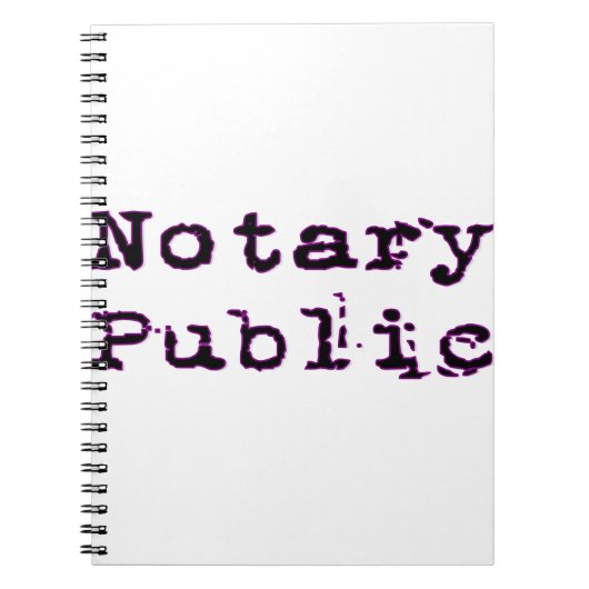 Notaris publiek notitieboek (Voorkant)