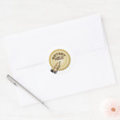 Notaris publiek ronde sticker (Envelop)