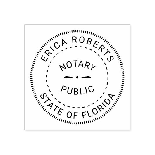 Notaris publiek rubberstempel (Afrduk)