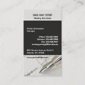 Notaris publiek Visitekaartje (Voorkant)
