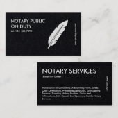 Notaris publiek visitekaartje (Voorkant / Achterkant)