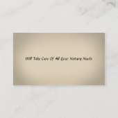 Notaris publiek Visitekaartje (Achterkant)