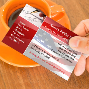 Notaris publiek Visitekaartje