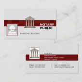 Notaris publiek Visitekaartje (Voorkant / Achterkant)