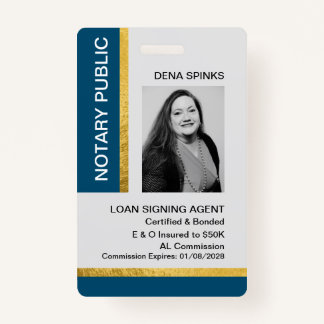 Notaris Publieke ID Badge
