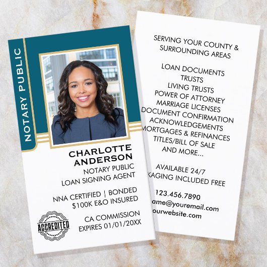 Notaris publieke lening ondertekenaar ID Blauwgroe Visitekaartje