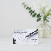 Notaris Publieke Moderne Eenvoudige Visitekaartjes (Staand voorkant)