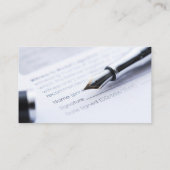 Notaris Publieke Moderne Eenvoudige Visitekaartjes (Achterkant)