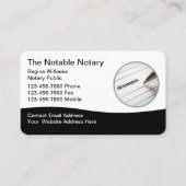 Notaris publieke moderne Visitekaartjes (Voorkant)