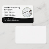 Notaris publieke moderne Visitekaartjes (Voorkant / Achterkant)