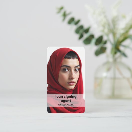 Notaris QR Visitekaartje (Staand voorkant)