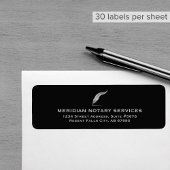 Notaris retour adres label