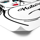 Notaris Rosie de riveter omhoog Poster (Hoek)