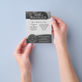 Notaris Stempel Lening Ondertekeningsagent Formeel Flyer (Hand)