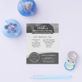 Notaris Stempel Lening Ondertekeningsagent Formeel Flyer (Enkel)