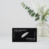 Notaris twee namen Premium Visitekaartje (Staand voorkant)