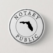 notaris van Florida Ronde Button 5,7 Cm (Voorkant)