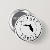 notaris van Florida Ronde Button 5,7 Cm (Voorkant /achterkant)