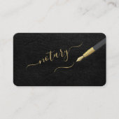 notaris van notaris voor mobiele notaris visitekaartje (Voorkant)