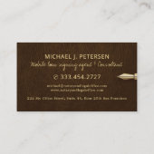 notaris van notaris voor mobiele notaris visitekaartje (Achterkant)