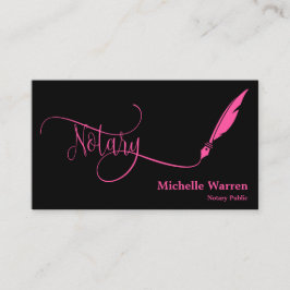 notaris vether pen lening ondertekening turquoise  visitekaartje