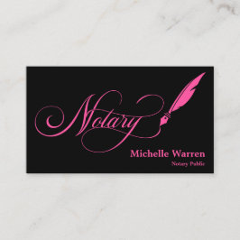 notaris vether pen lening ondertekening turquoise  visitekaartje