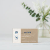 Notaris Visitekaartje (Staand voorkant)