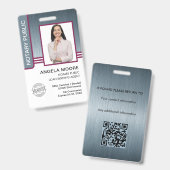 Notaris zegels badge (Voor- en achterkant)