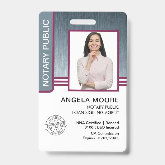 Notaris zegels badge (Voorzijde)