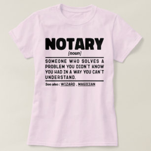 Notaris Zelfstandig naamwoord Definitie Document G T-shirt