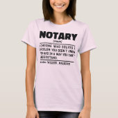 Notaris Zelfstandig naamwoord Definitie Document G T-shirt (Voorkant)