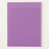 Notarisch donker Paars | Planner (Achterkant)