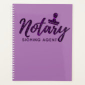 Notarisch donker Paars | Planner (Voorkant)