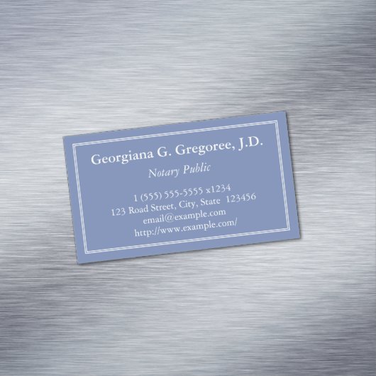  Notarisch Magnetisch Visitekaartje (Voorbeeld)