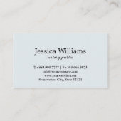 Notarisch Openbaar Elegant Manuscript Gewoon Visit Visitekaartje (Achterkant)