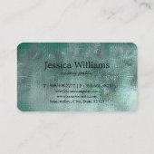 Notarisch Openbaar Elegant Manuscript Gewoon Visit Visitekaartje (Achterkant)