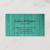 Notarisch Openbaar Elegant Manuscript Gewoon Visit Visitekaartje (Achterkant)