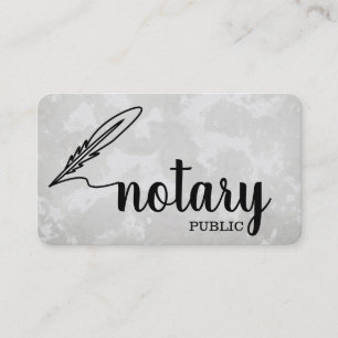 Notarisch Openbaar Elegant Manuscript Plain Visitekaartje