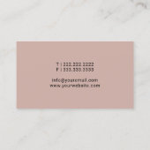 Notarisch Openbaar Minimalistisch Roos van de Stus Visitekaartje (Achterkant)