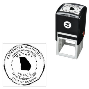 Notarisch publiek Georgië Zelfinktende Stempel