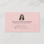 Notarisch publiek - Leningschaar - Slank Modern Visitekaartje (Voorkant)